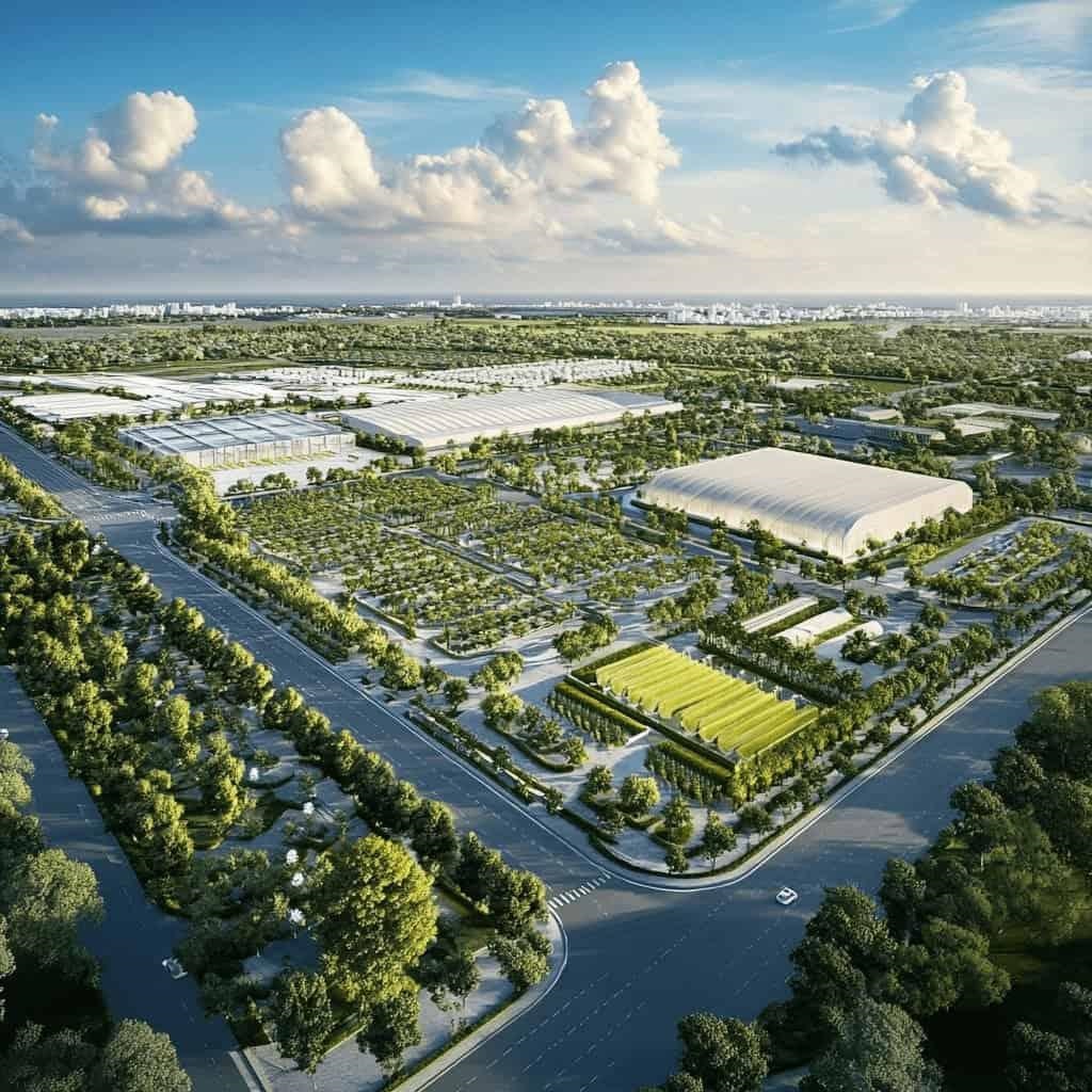  khu công nghiệp Vinh Quang - Thanh Lương theo hướng sinh thái hiện đại